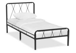 Кровать Иоханна 18 90х200 черная (95x205x90)