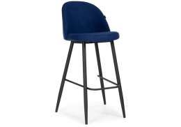 Барный стул Сондре темно-синий / черный (50x60x106)
