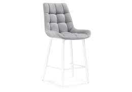Барный стул Алст светло-серый / белый (50x56x100)