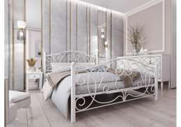 Кровать Викси 140х200 белая ()